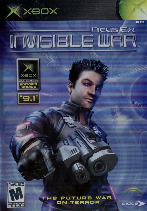 Deus Ex Invisible War box art for Xbox
